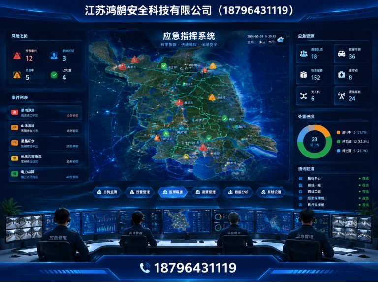 黄石应急指挥系统展示图